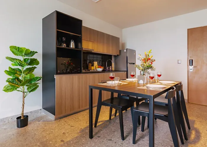 Bright & Modern W/ Gym & Pool | Viato Homes Apartment Mexico City