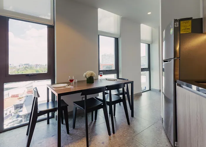 Bright & Modern W/ Gym & Pool | Viato Homes Apartment Mexico City